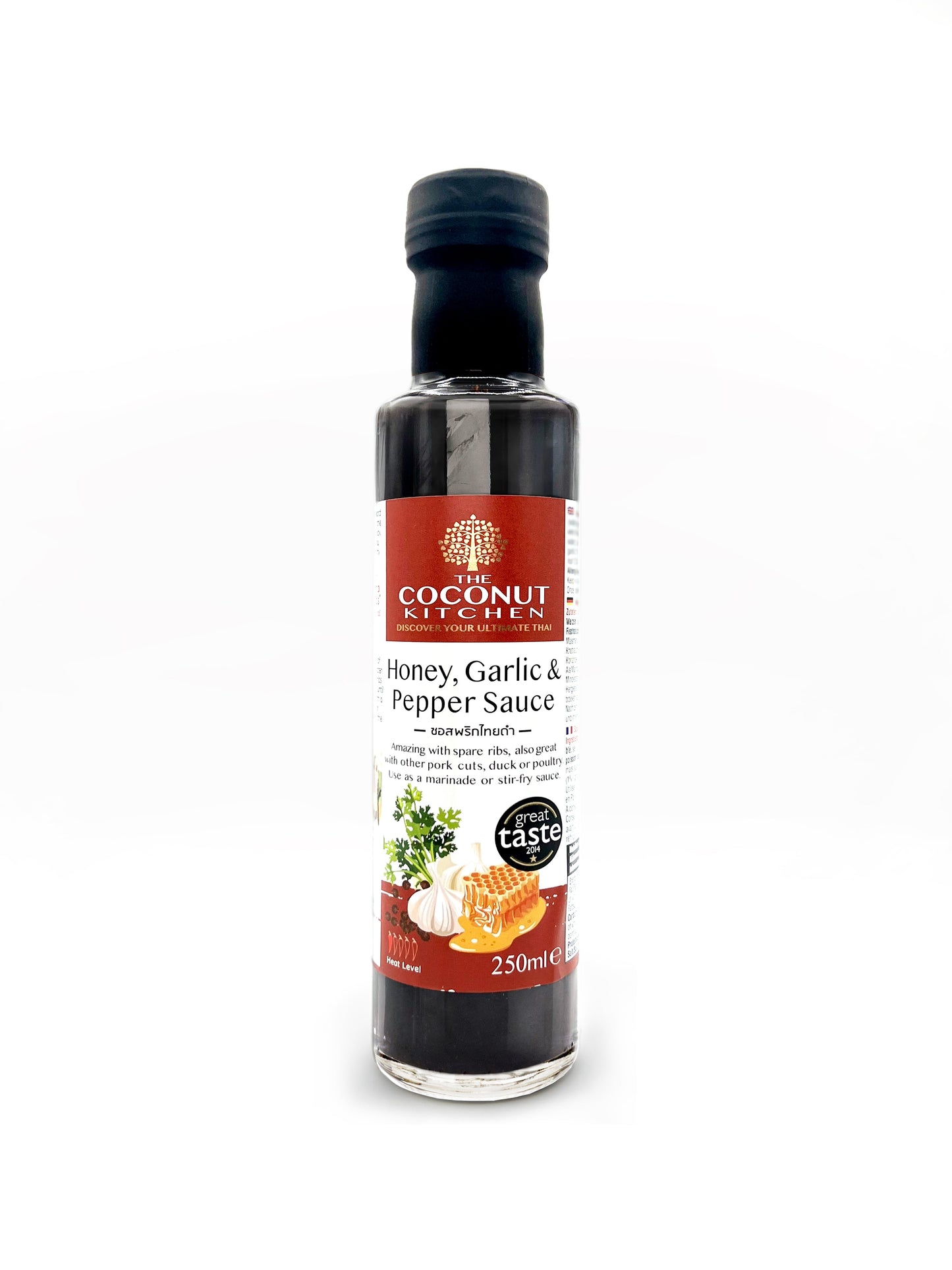 Coconut Kitchen Honey, Garlic & Pepper Sauce 250ml