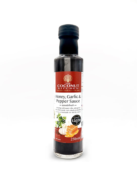 Coconut Kitchen Honey, Garlic & Pepper Sauce 250ml